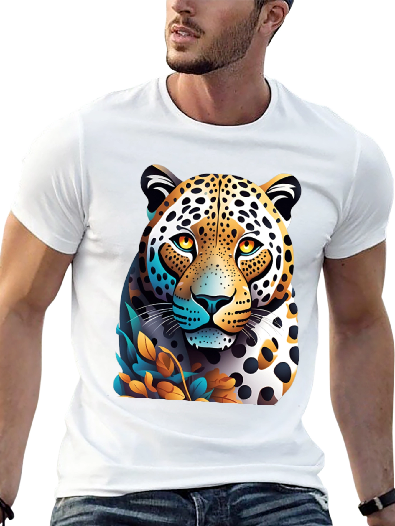 Jaguar Graphic T-Shirt - Black Cotton Tee