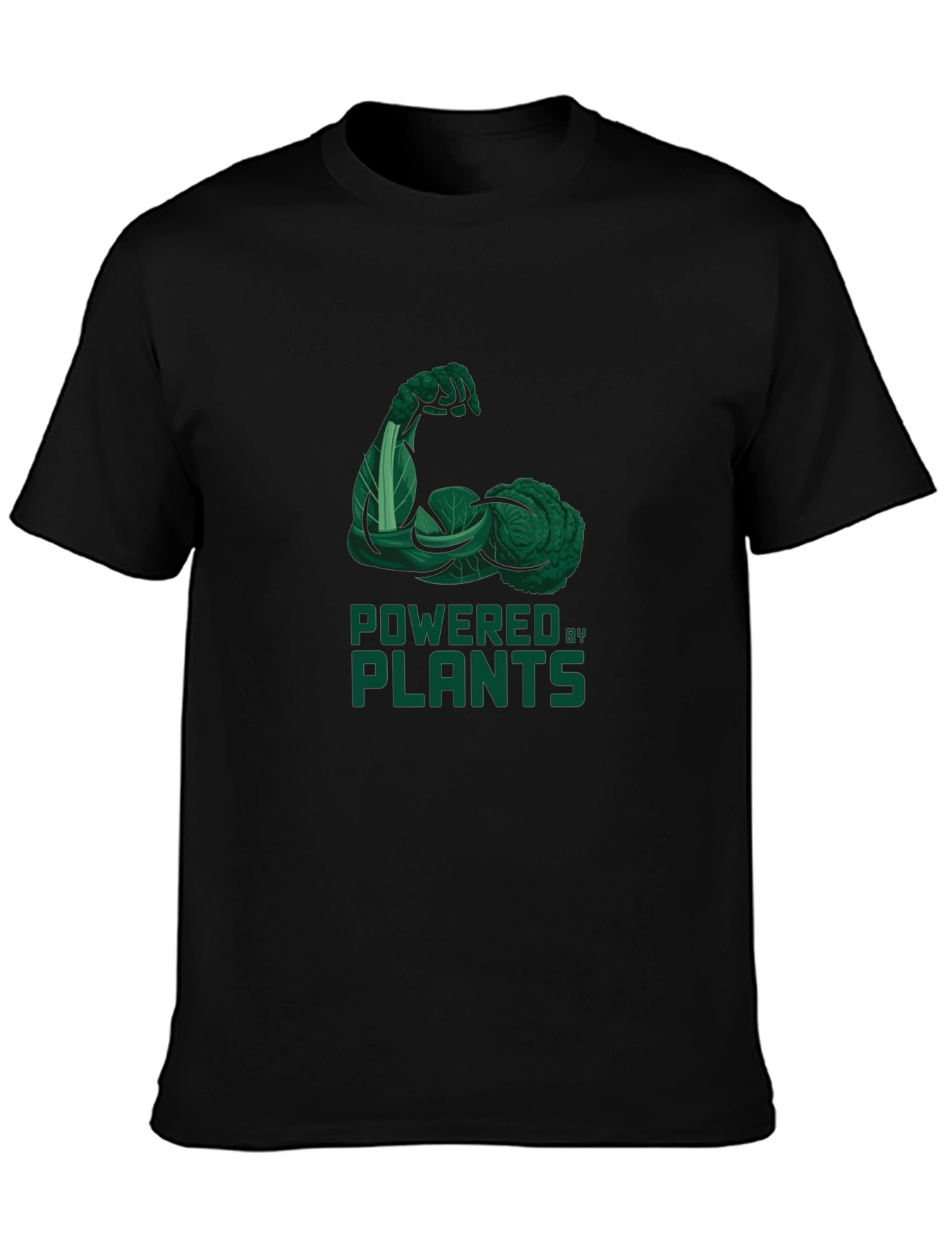 Powered by Plants Graphic Tee - Vegan Strength T-Shirt