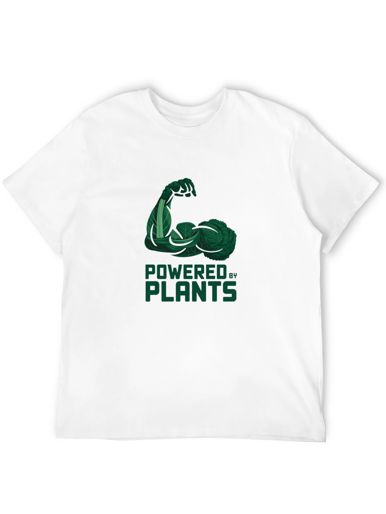 Powered by Plants Graphic Tee - Vegan Strength T-Shirt