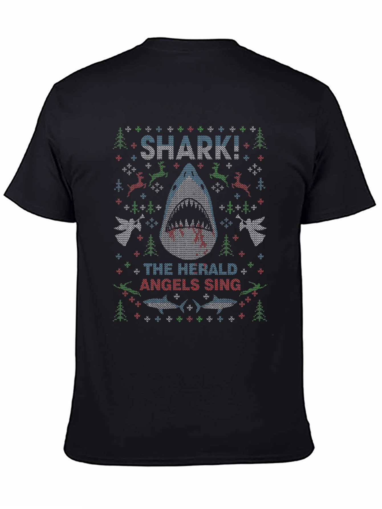 Shark Ugly Christmas Sweater T-Shirt
