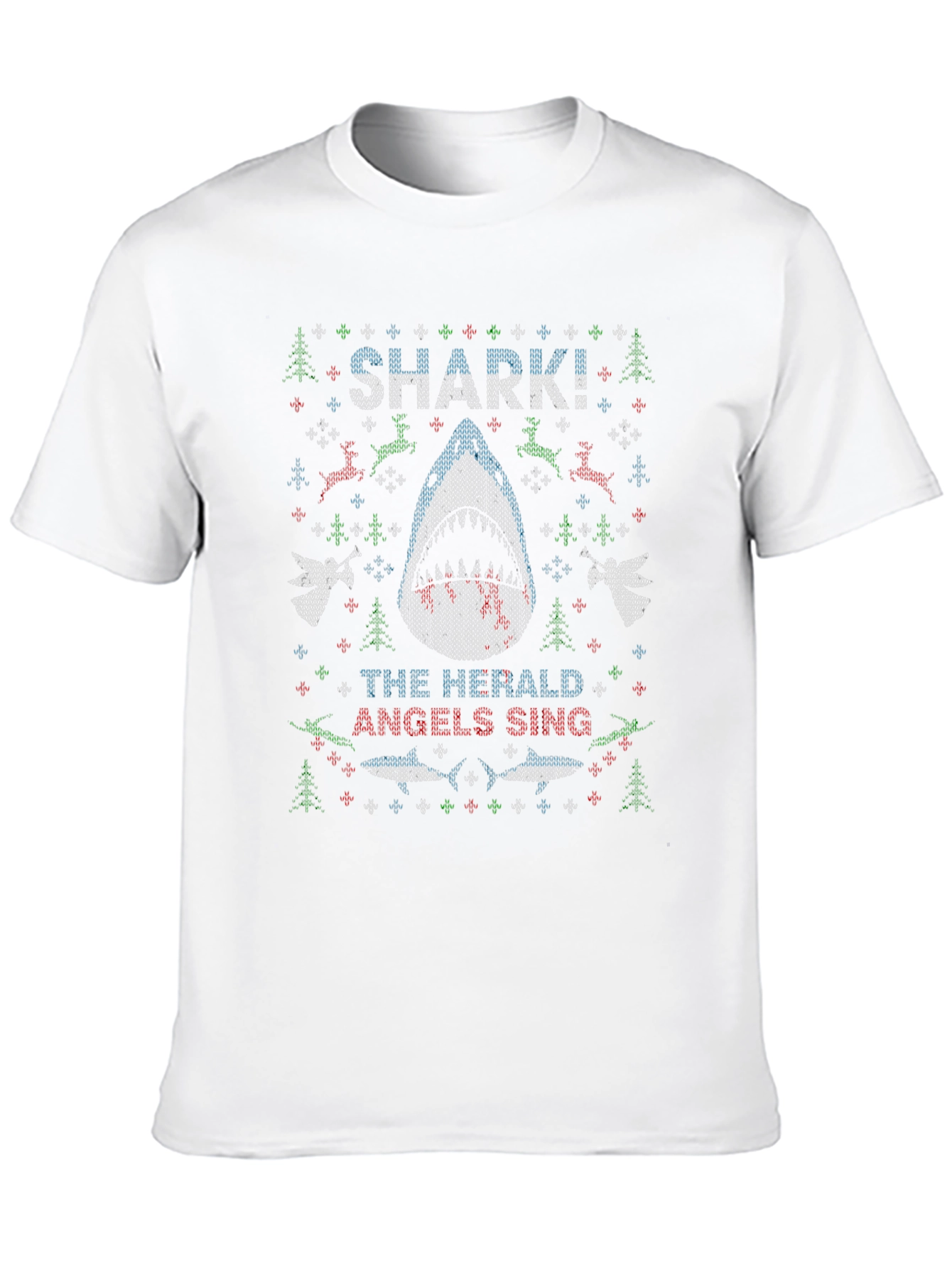 Shark Ugly Christmas Sweater T-Shirt