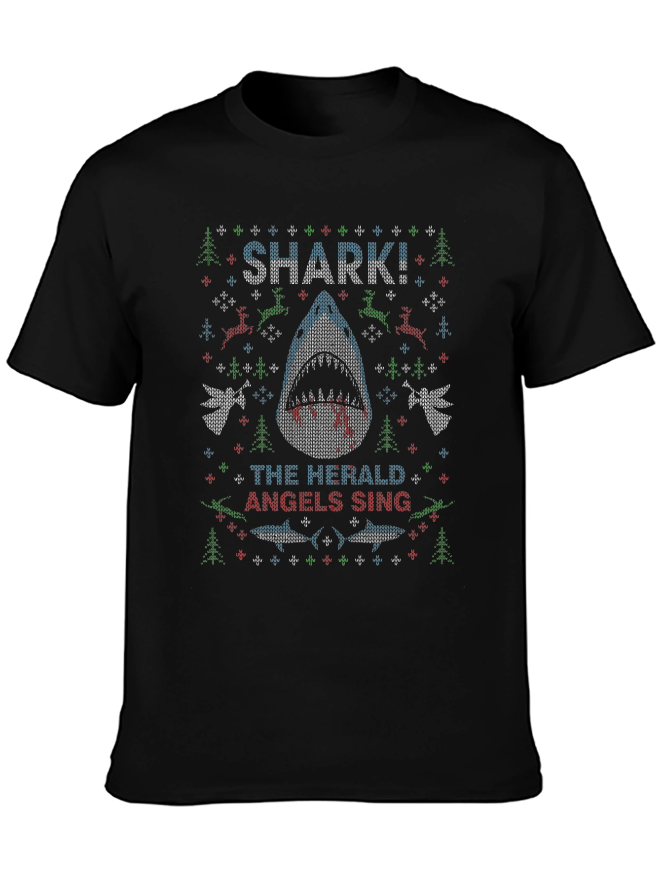 Shark Ugly Christmas Sweater T-Shirt
