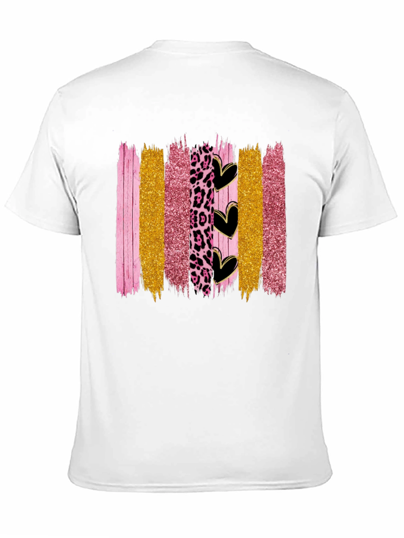 Brush Stroke Hearts Graphic Tee