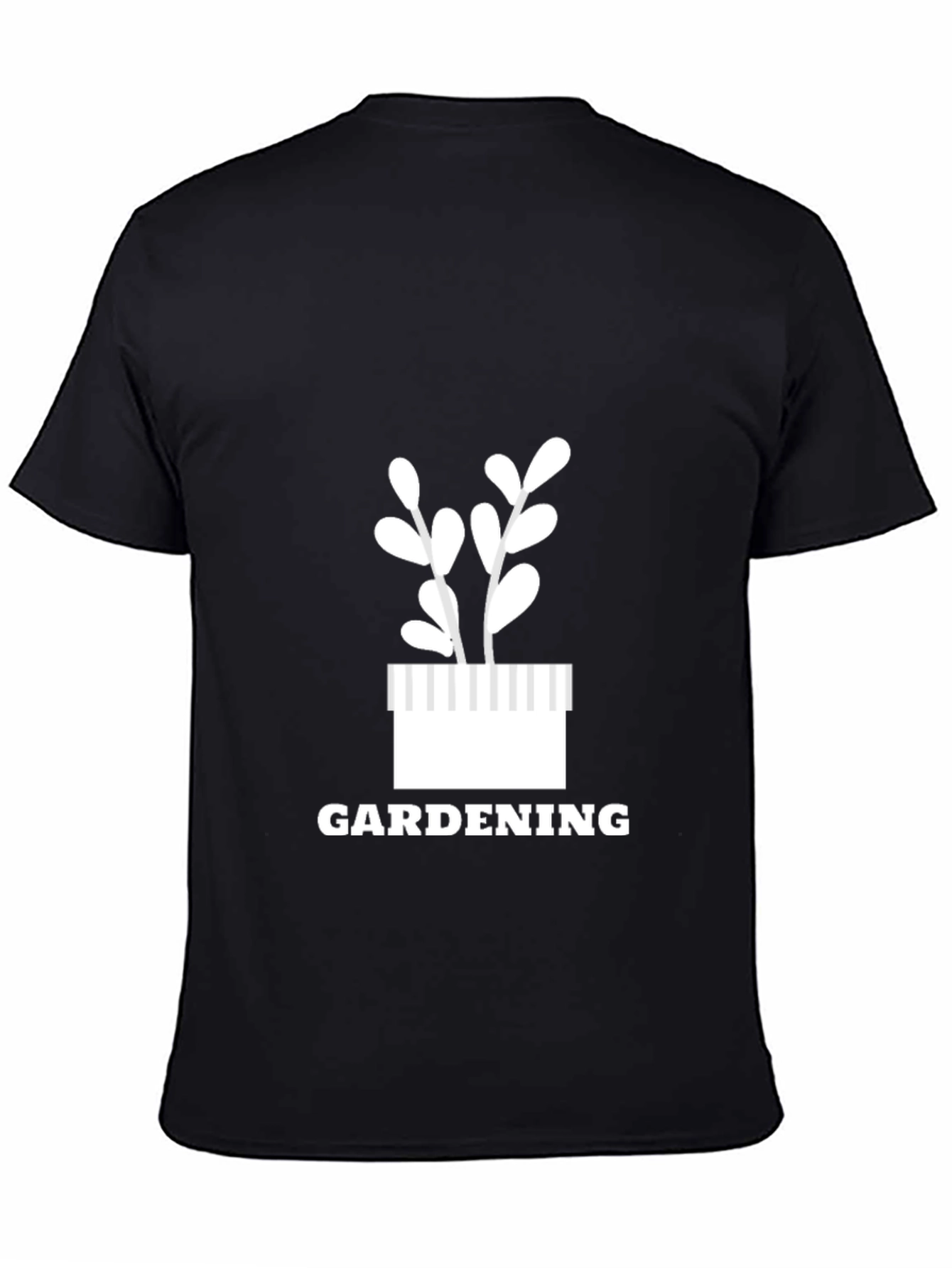 Gardening Graphic T-Shirt - Black Cotton Tee
