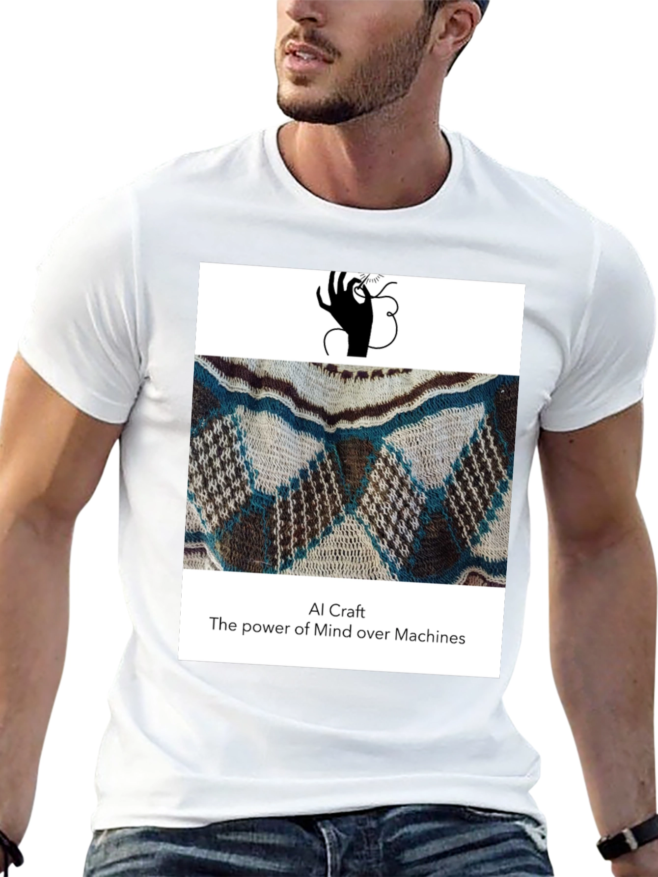 AI Craft Mind Over Machines T-Shirt
