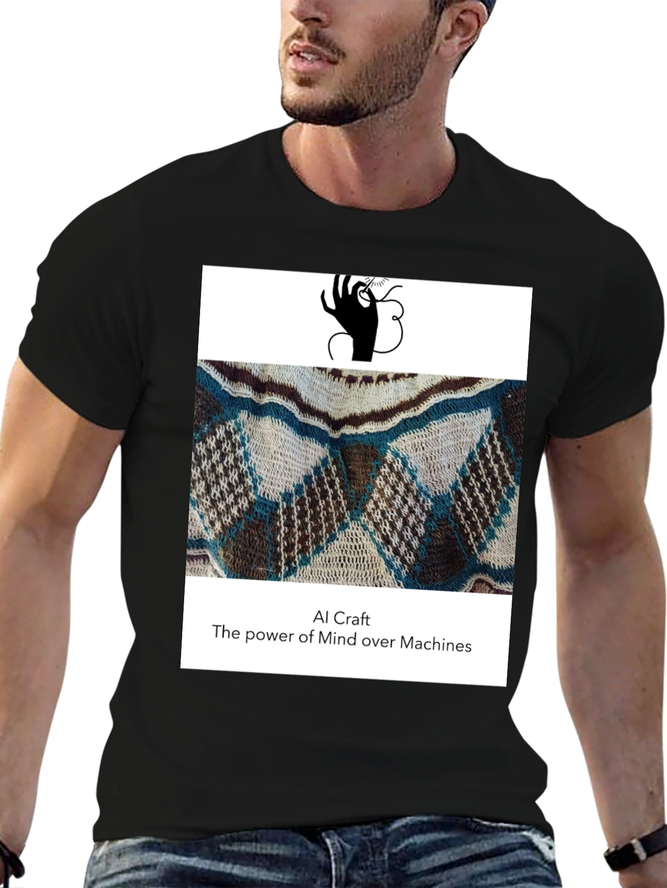 AI Craft Mind Over Machines T-Shirt