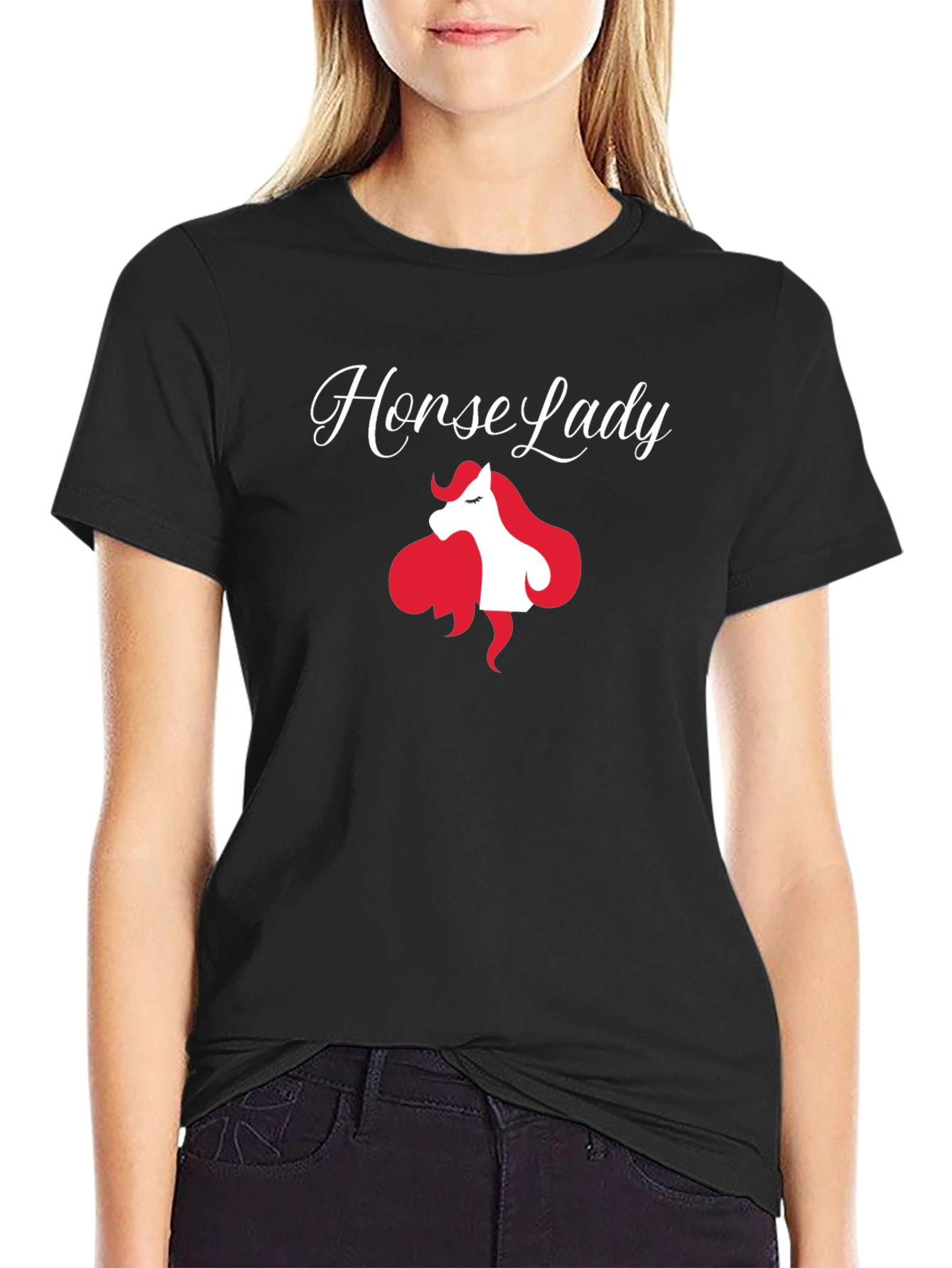 Horse Lady T-Shirt - Equestrian Gift