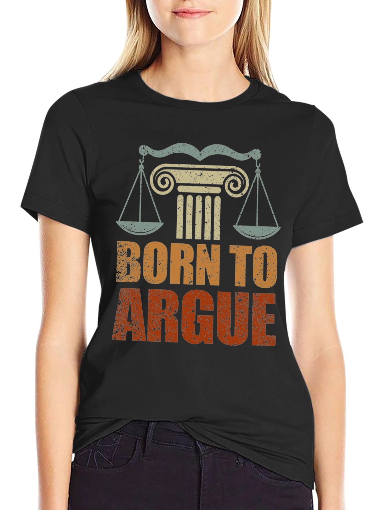 Born To Argue Graphic Tee - Lawyer Gift