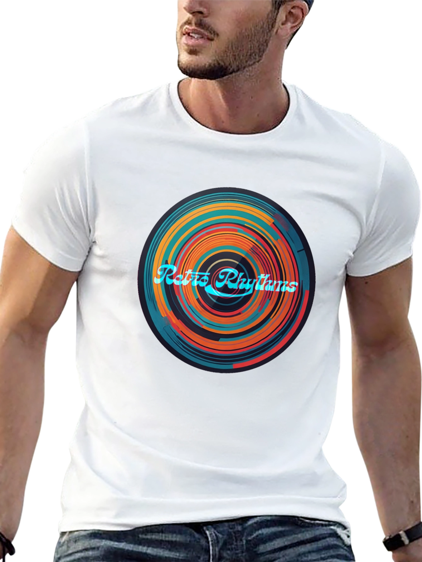 Retro Rhythms Graphic Tee - Music Lovers T-Shirt
