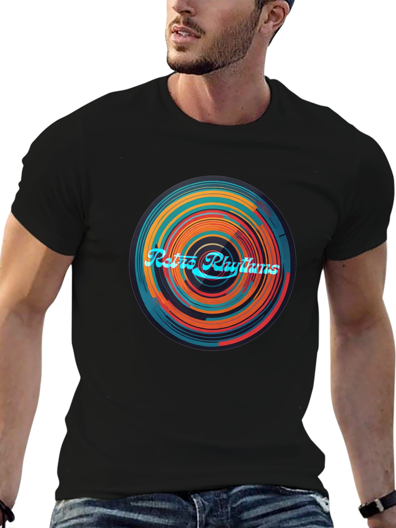 Retro Rhythms Graphic Tee - Music Lovers T-Shirt