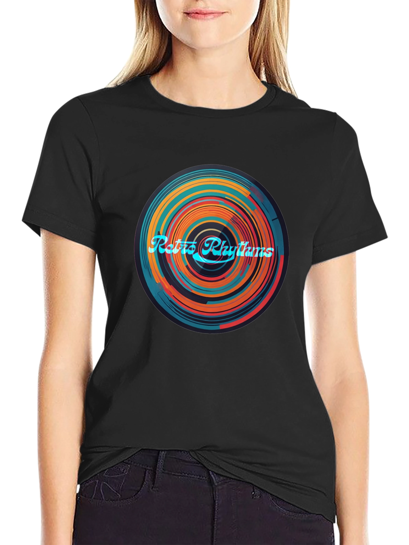 Retro Rhythms Graphic Tee - Music Lovers T-Shirt