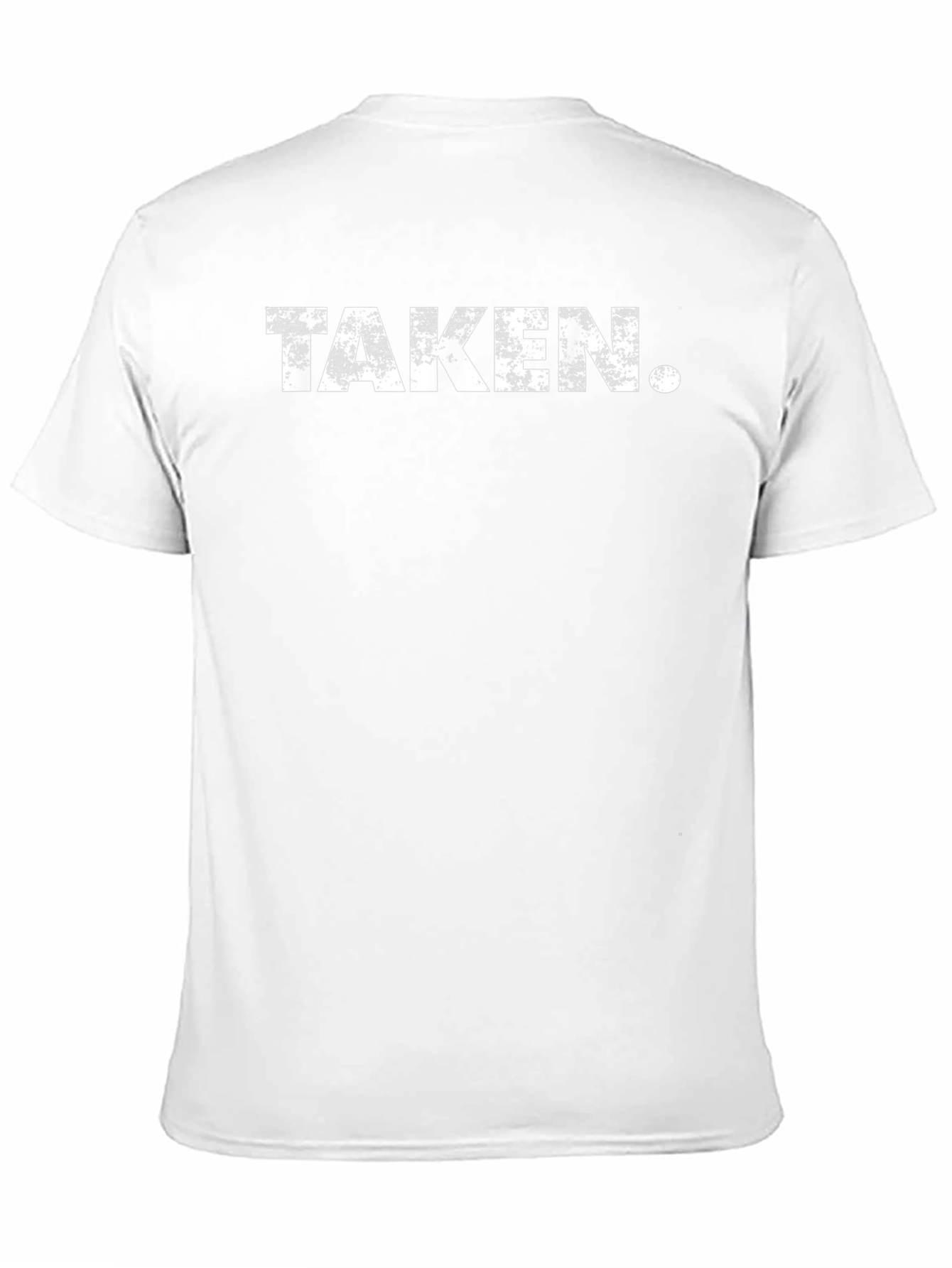 Taken. Distressed Graphic T-Shirt - Black