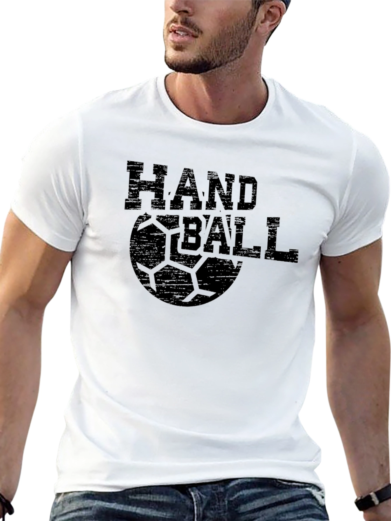 Handball T-Shirt - Distressed Graphic Tee