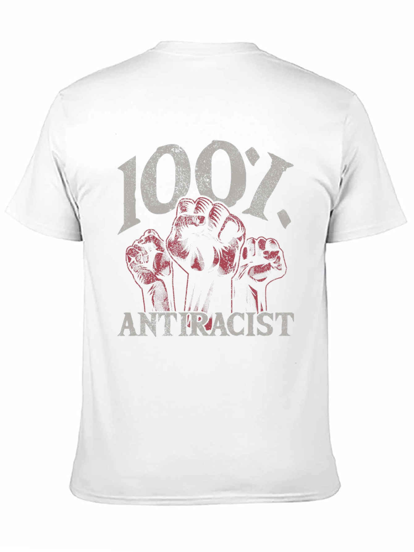 100% Antiracist Graphic T-Shirt
