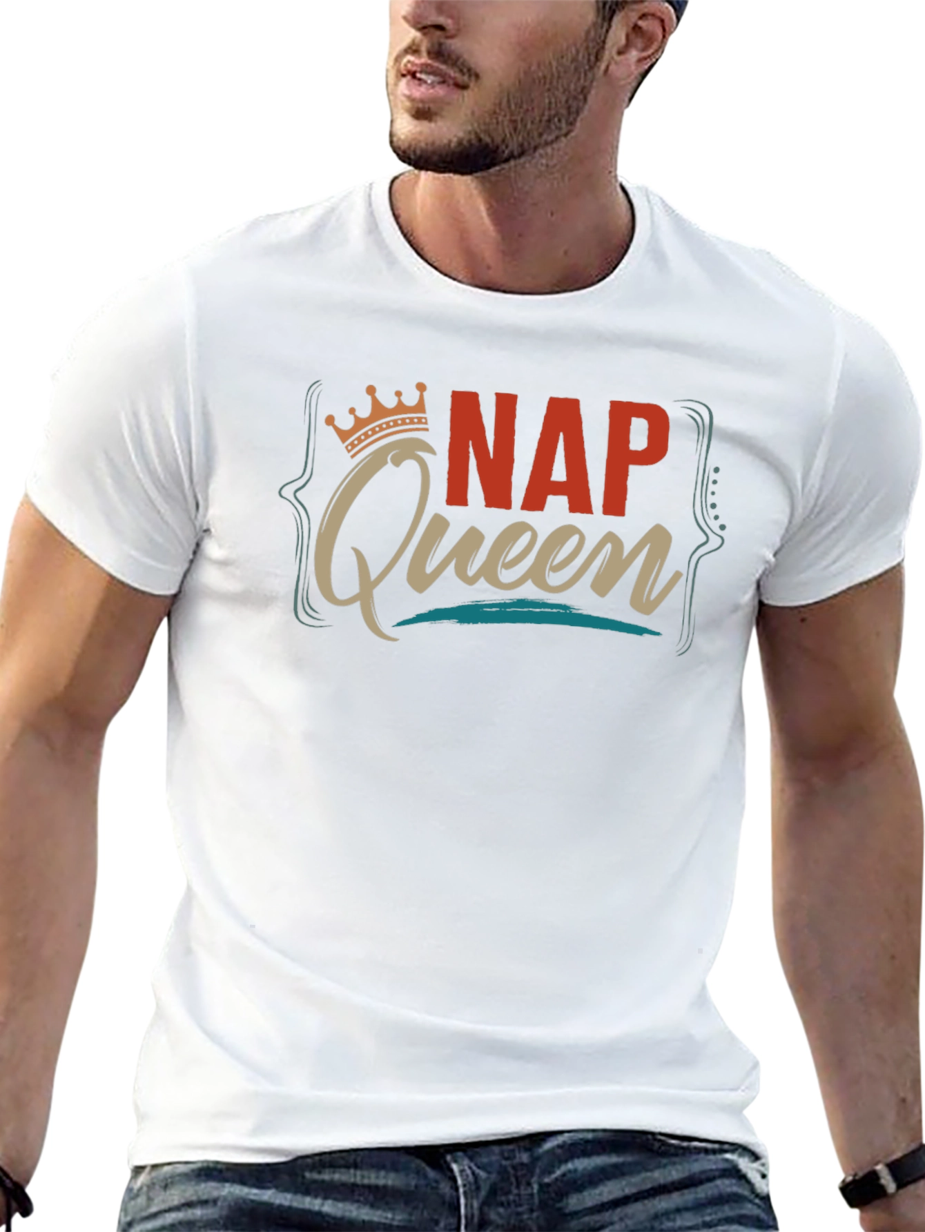 Nap Queen Graphic T-Shirt - Comfortable Cotton Tee