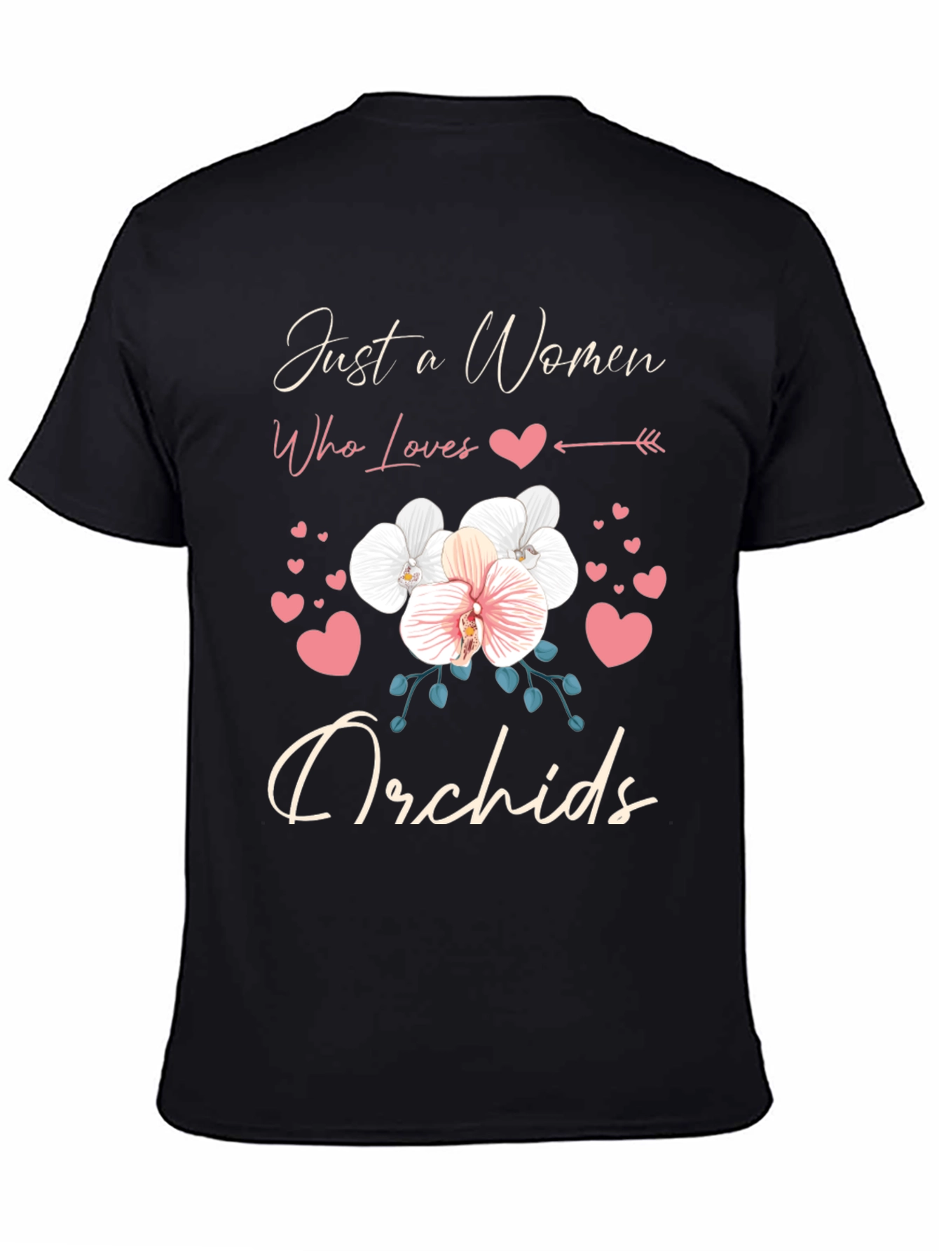 Just a Woman Who Loves Orchids T-Shirt