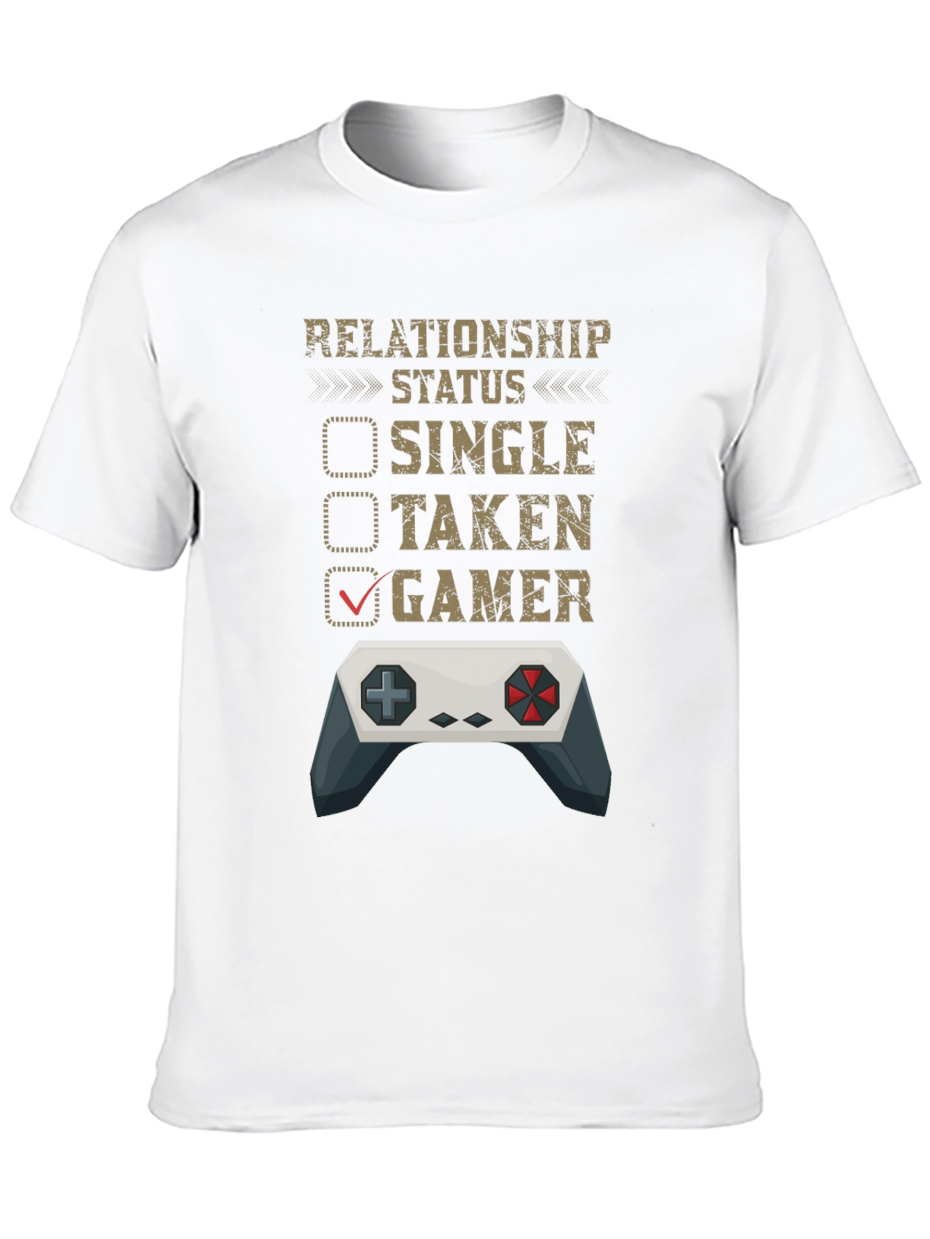 Gamer Relationship Status T-Shirt - Funny Gaming Tee