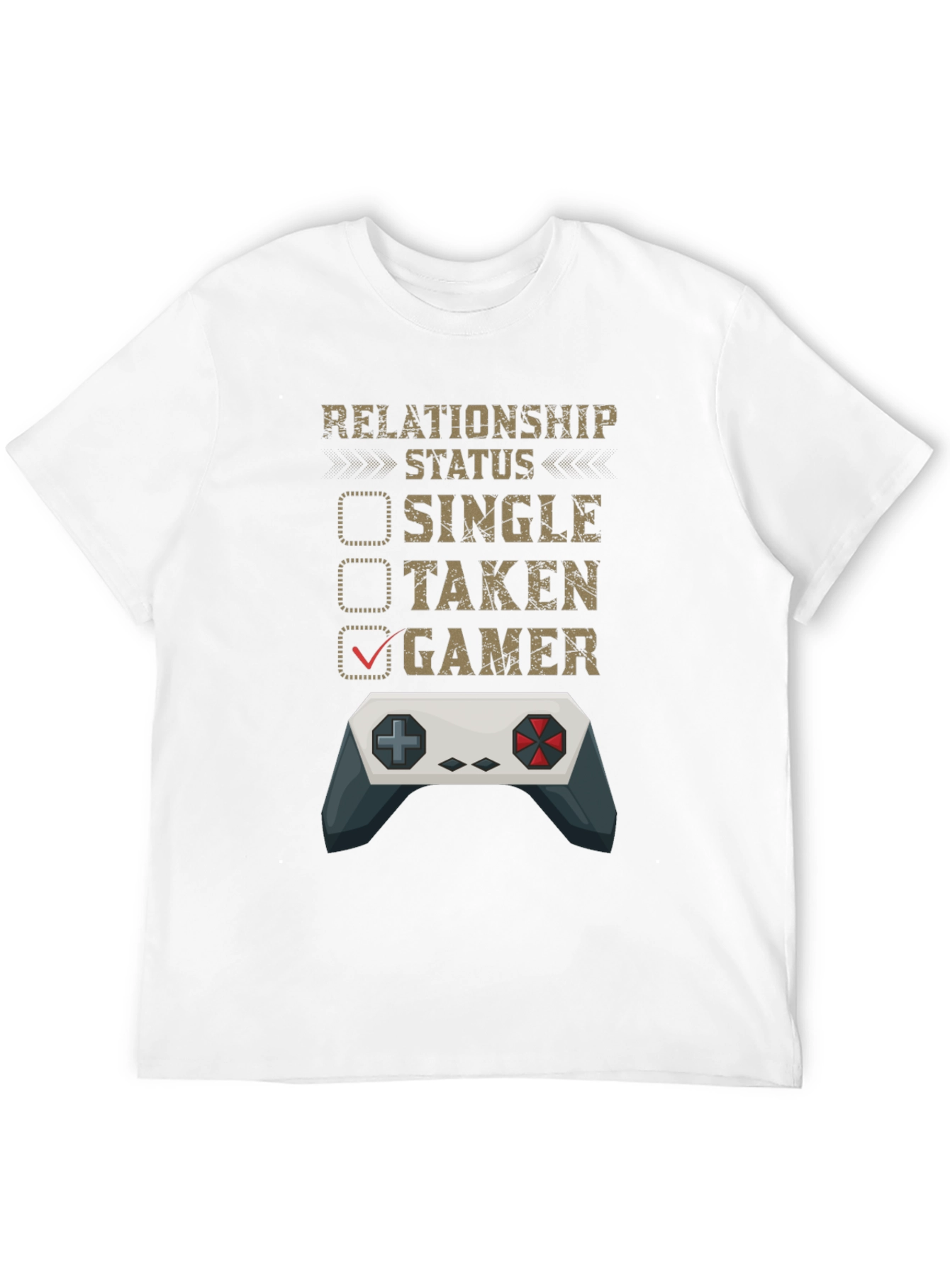 Gamer Relationship Status T-Shirt - Funny Gaming Tee