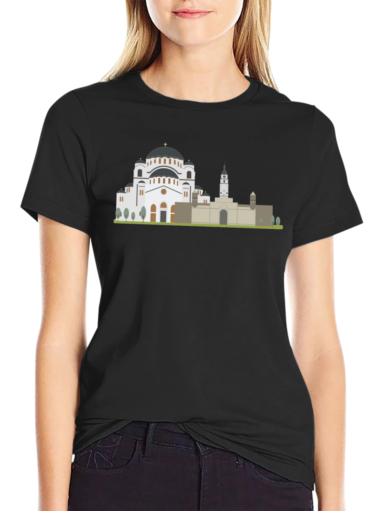 Belgrade Skyline T-Shirt - Serbia Travel Souvenir