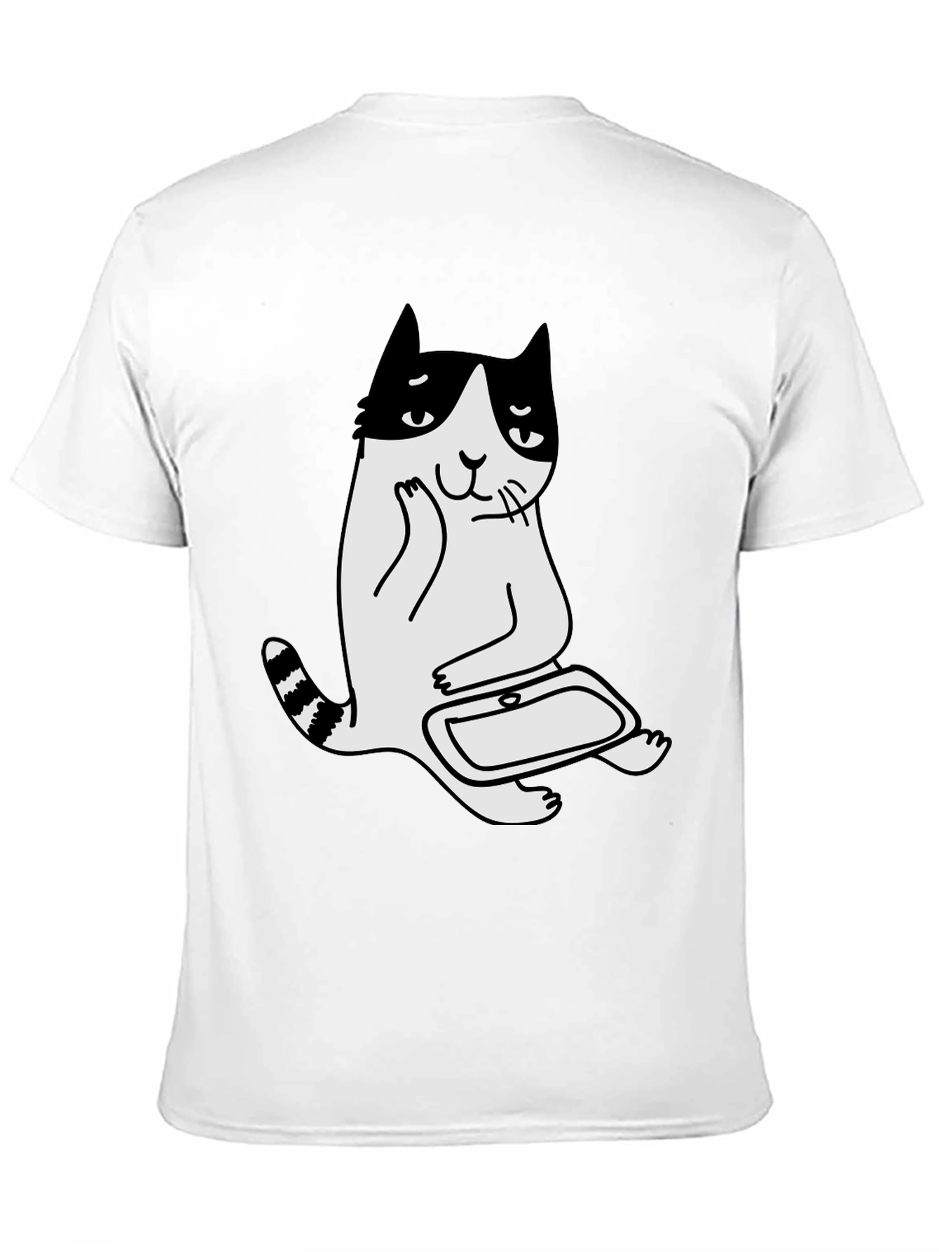Funny Cat T-Shirt - Black Graphic Tee