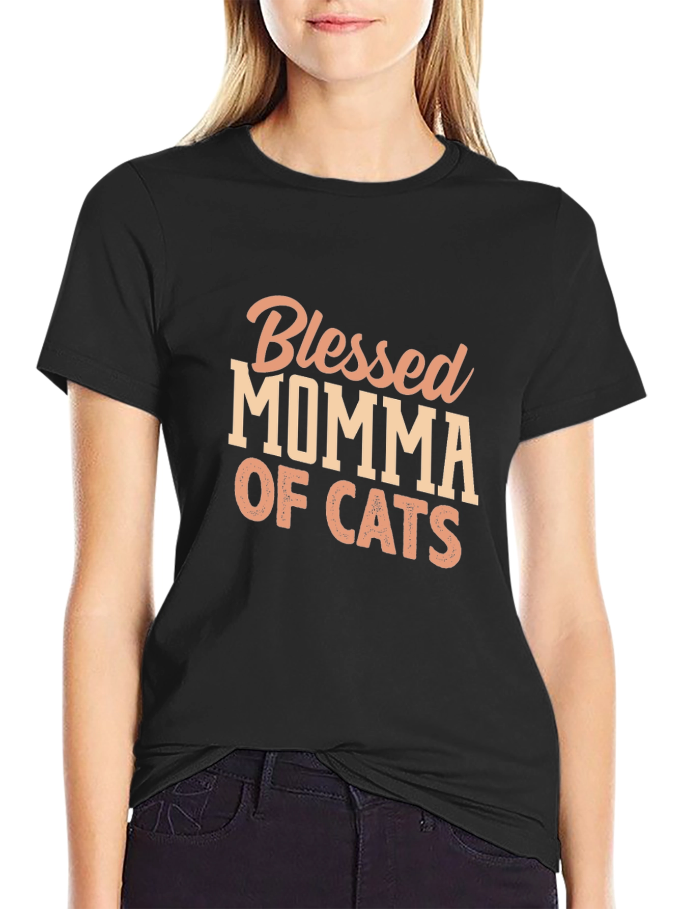 Blessed Momma of Cats T-Shirt