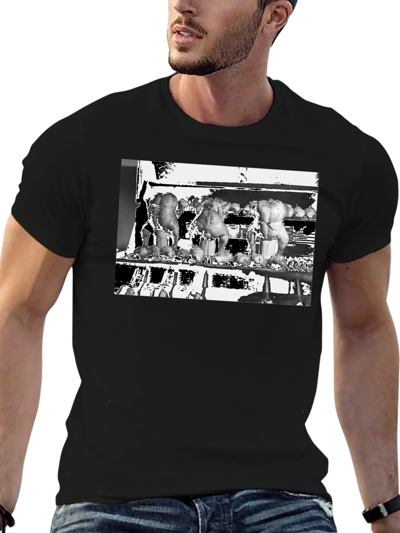 Abstract Culinary Art Graphic Tee