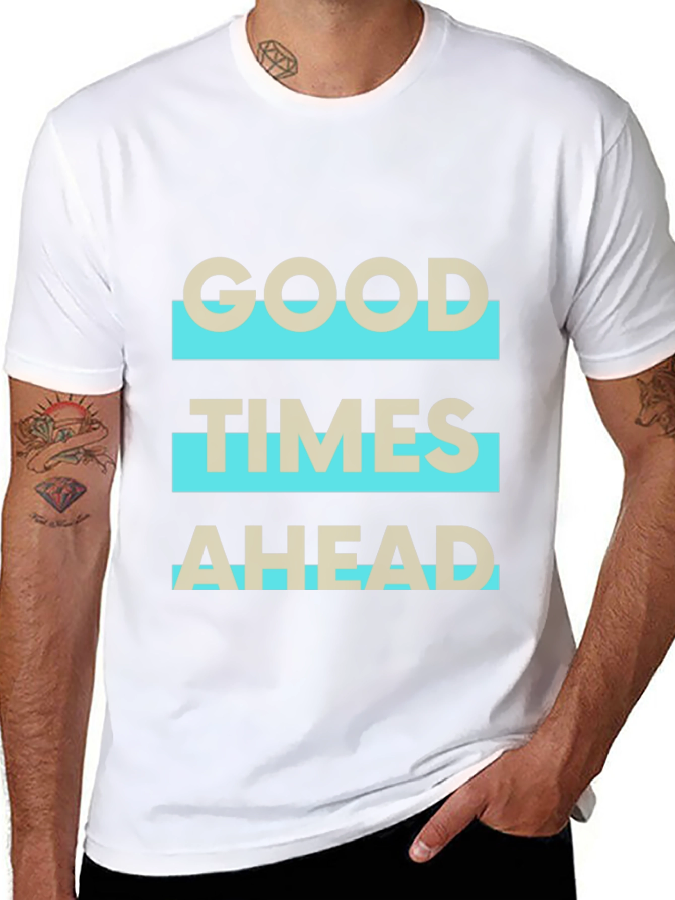 Good Times Ahead Graphic Tee - Stylish Comfort