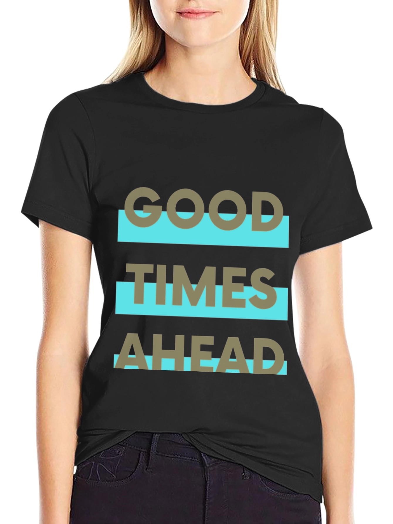 Good Times Ahead Graphic Tee - Stylish Comfort