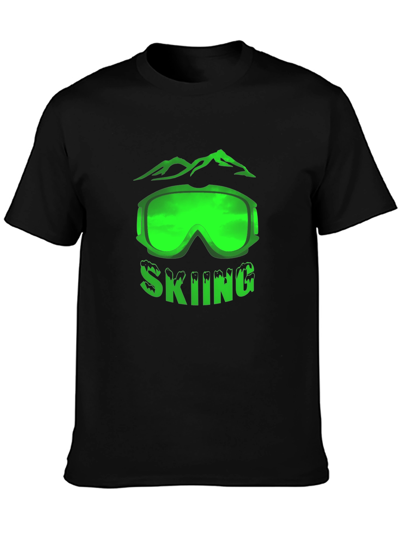 Skiing Graphic Tee