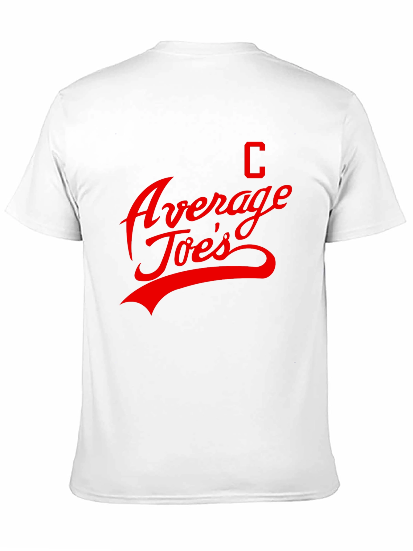 Average Joes T-Shirt - Red Graphic Print