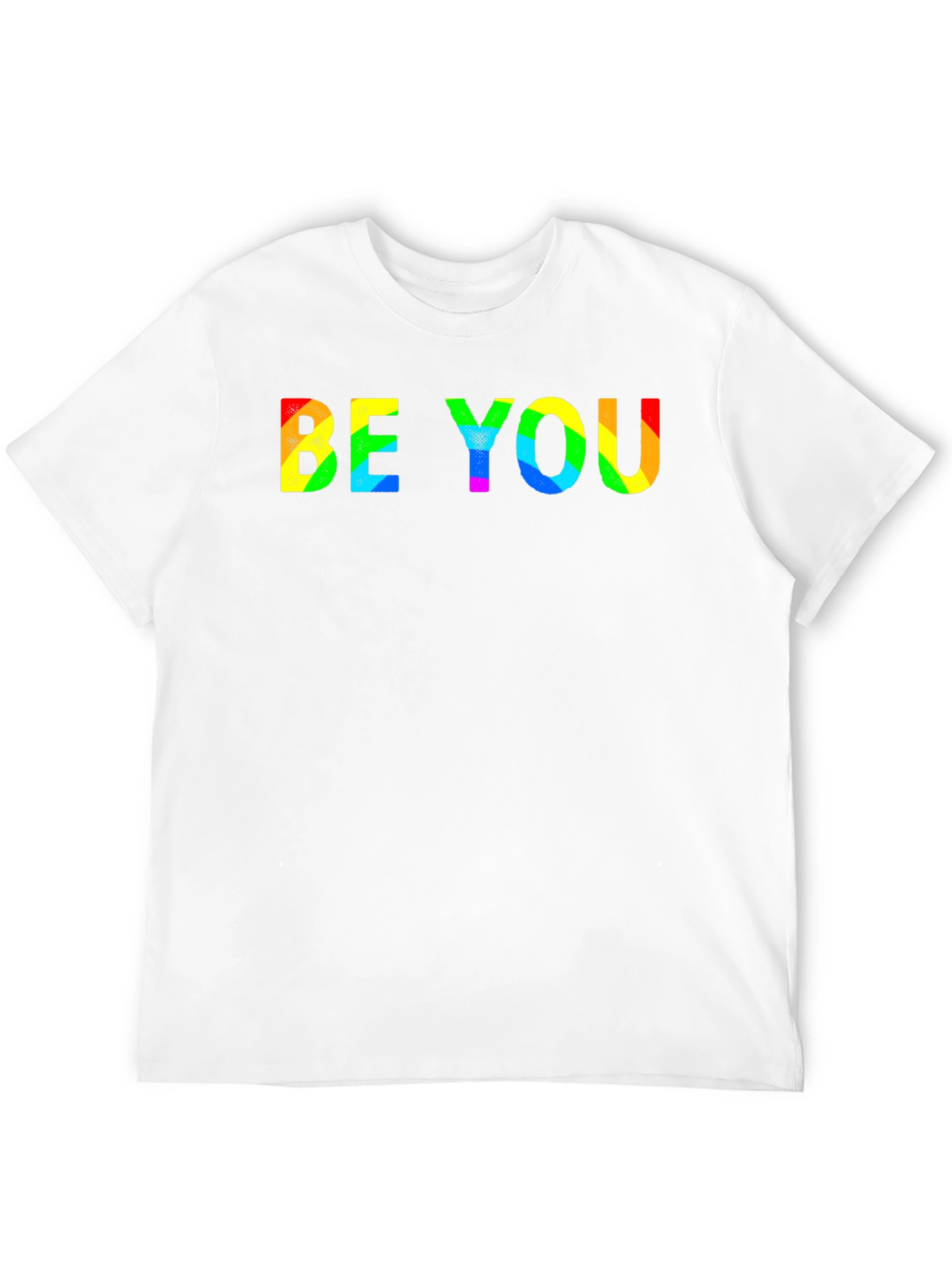 Be You Rainbow Graphic T-Shirt - Black