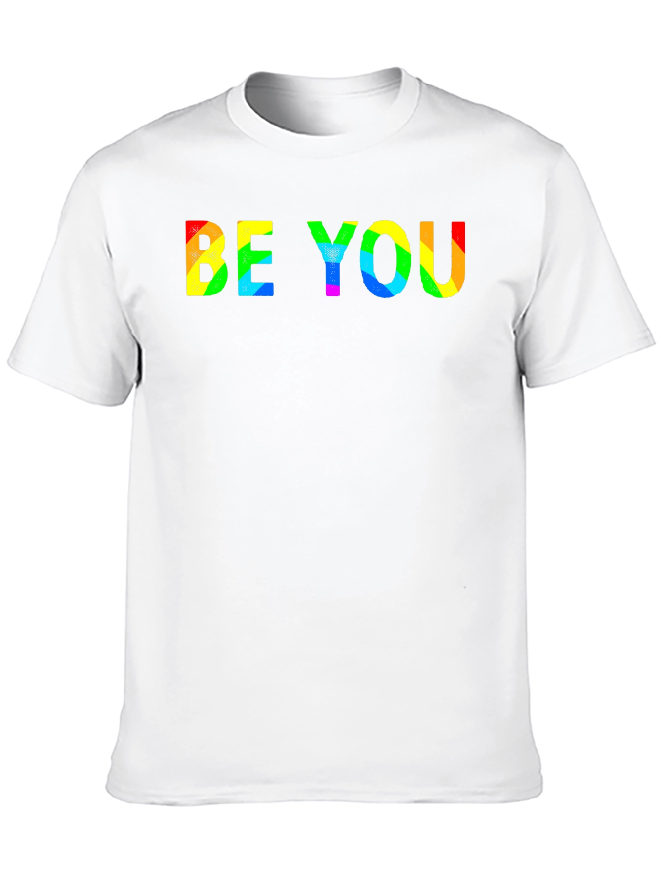 Be You Rainbow Graphic T-Shirt - Black