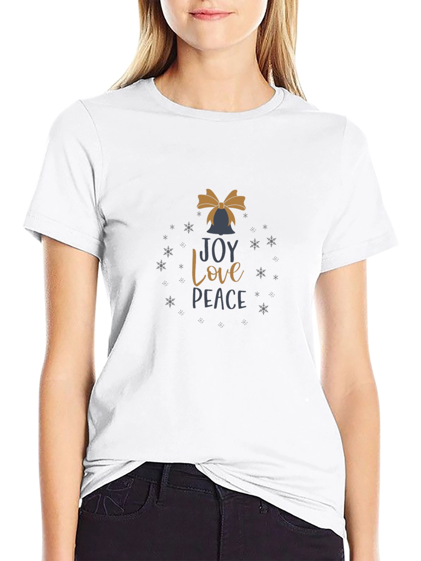 Joy Love Peace Holiday Tee