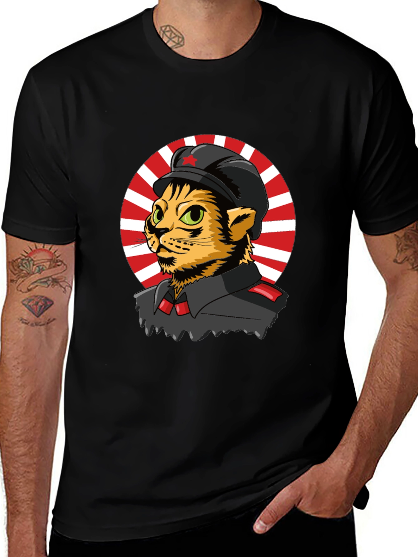 Communist Cat T-Shirt - Unique Graphic Tee