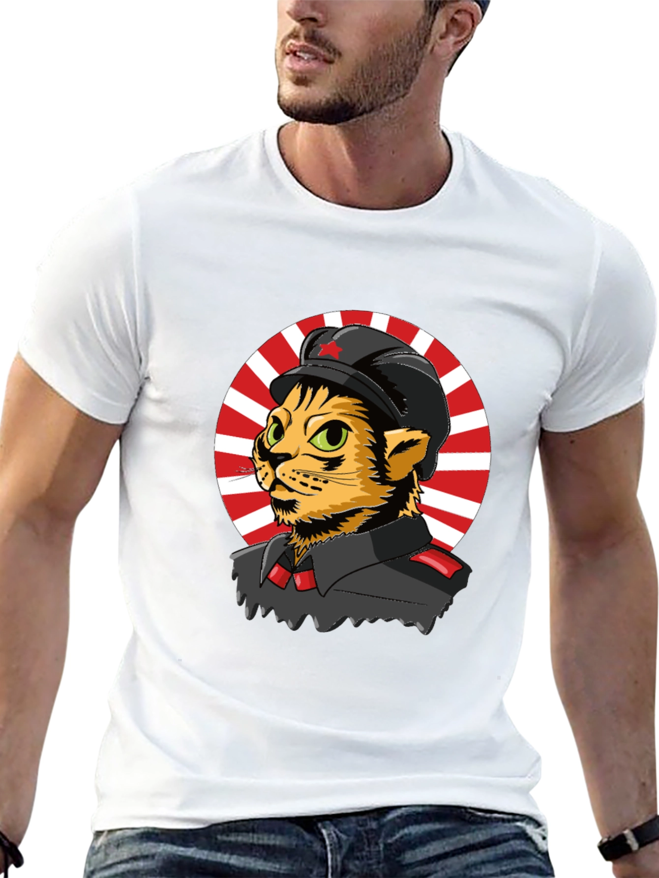 Communist Cat T-Shirt - Unique Graphic Tee