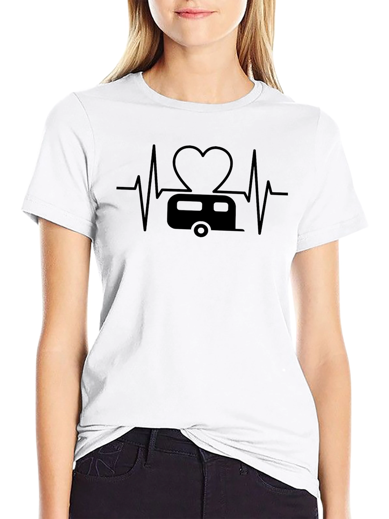 Camping Heartbeat T-Shirt