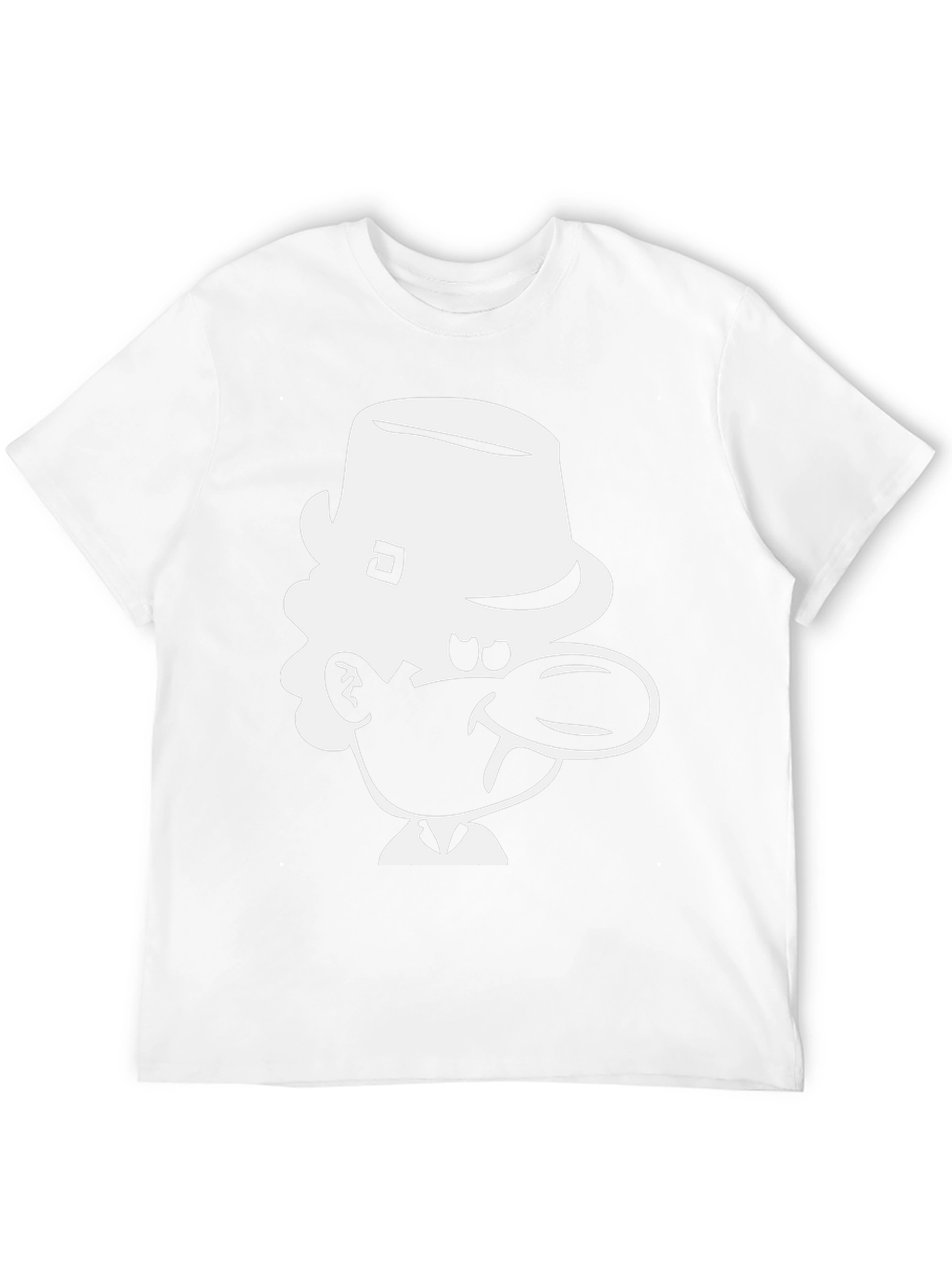 Cartoon Character Black Tee