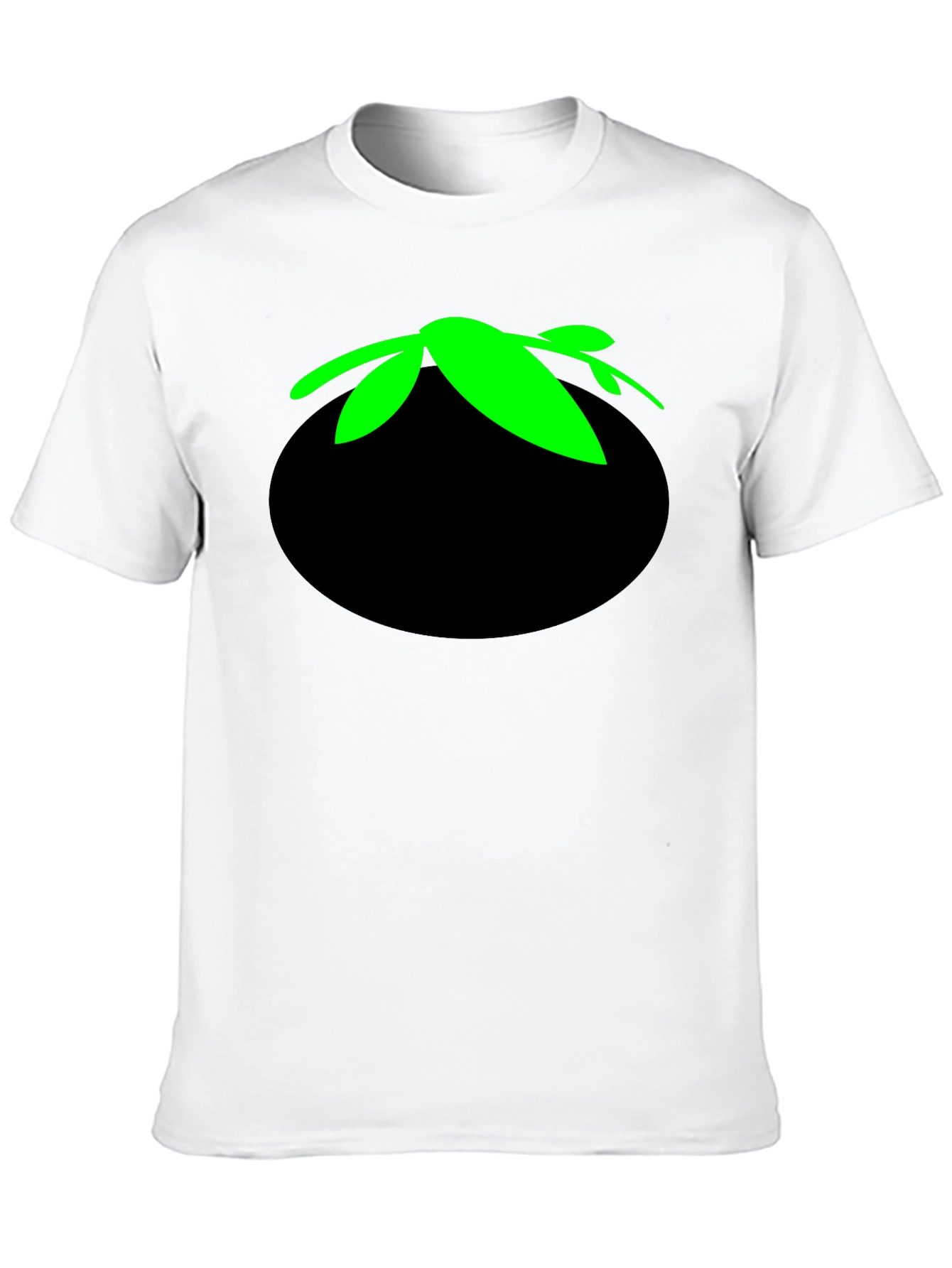 Tomato Head Black T-Shirt - Funny Cartoon Graphic Tee