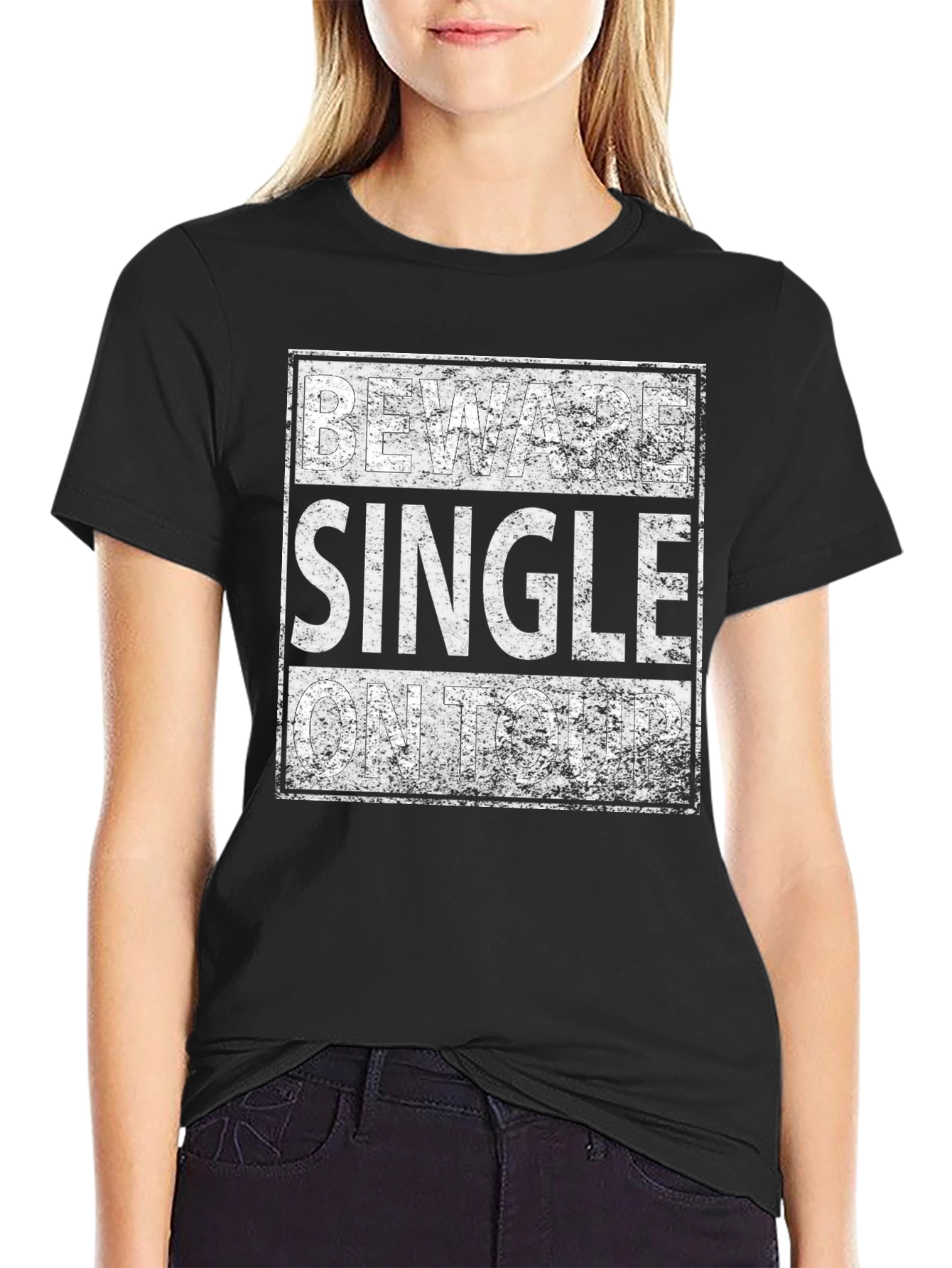 Beware Single On Tinder Graphic Tee