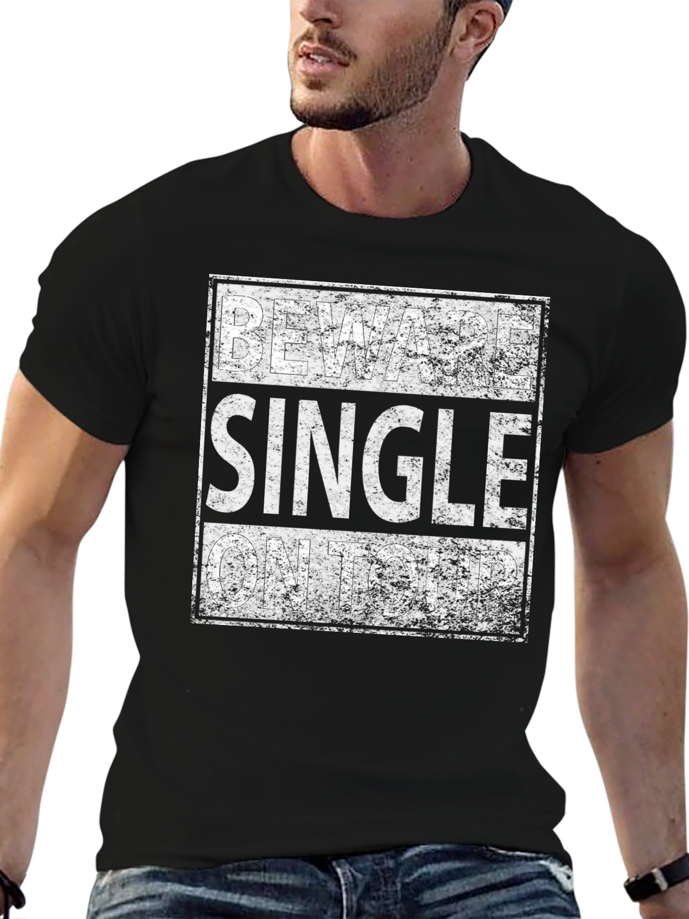 Beware Single On Tinder Graphic Tee