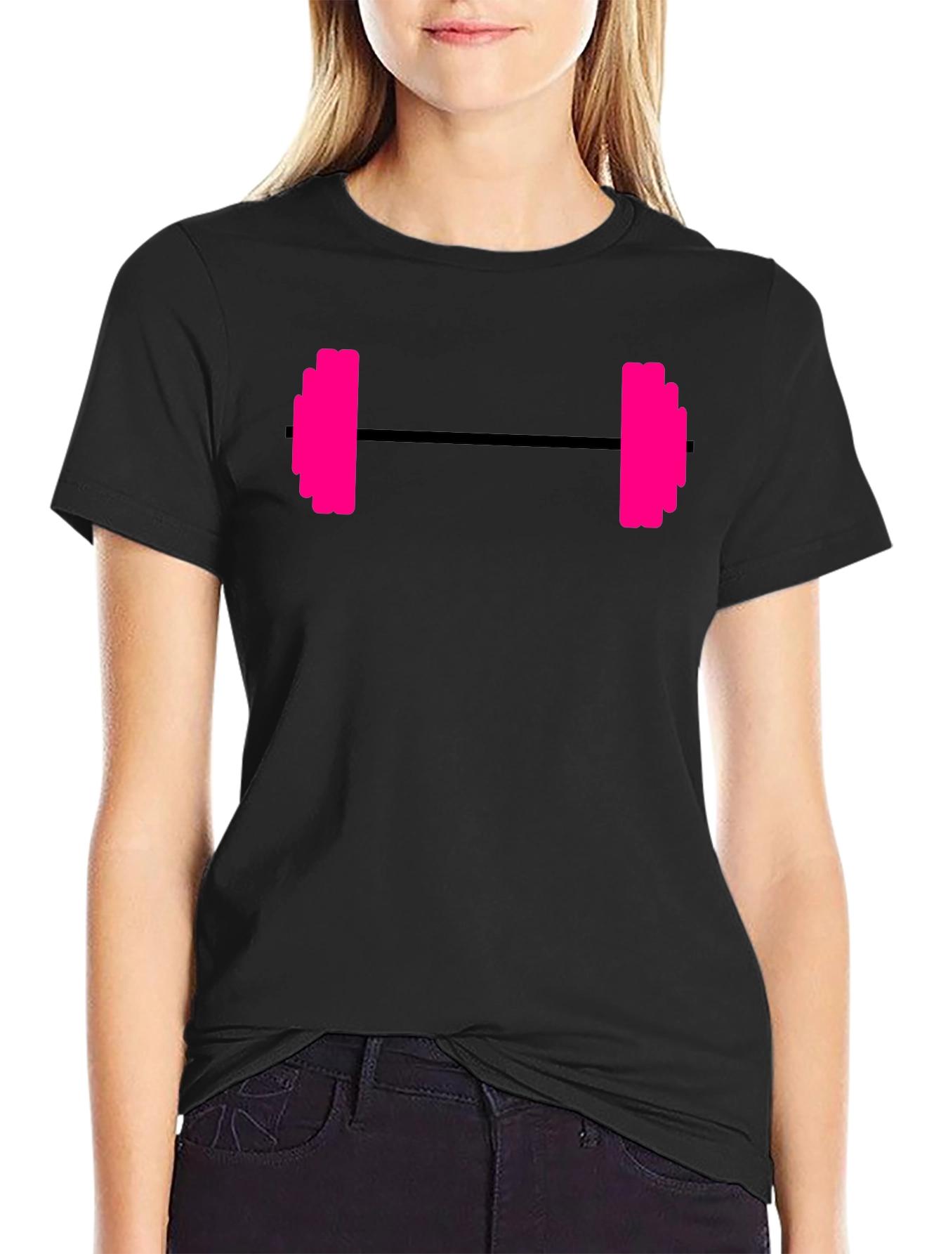 Workout Ready Barbell Graphic Tee - Gym Essential
