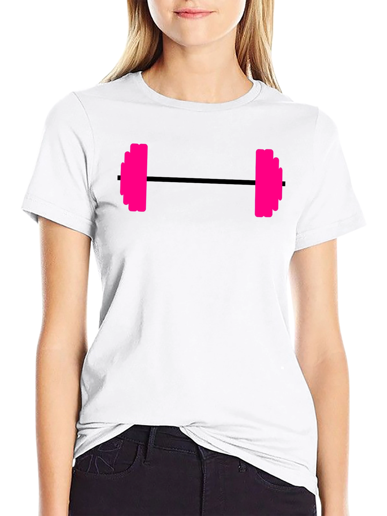 Workout Ready Barbell Graphic Tee - Gym Essential