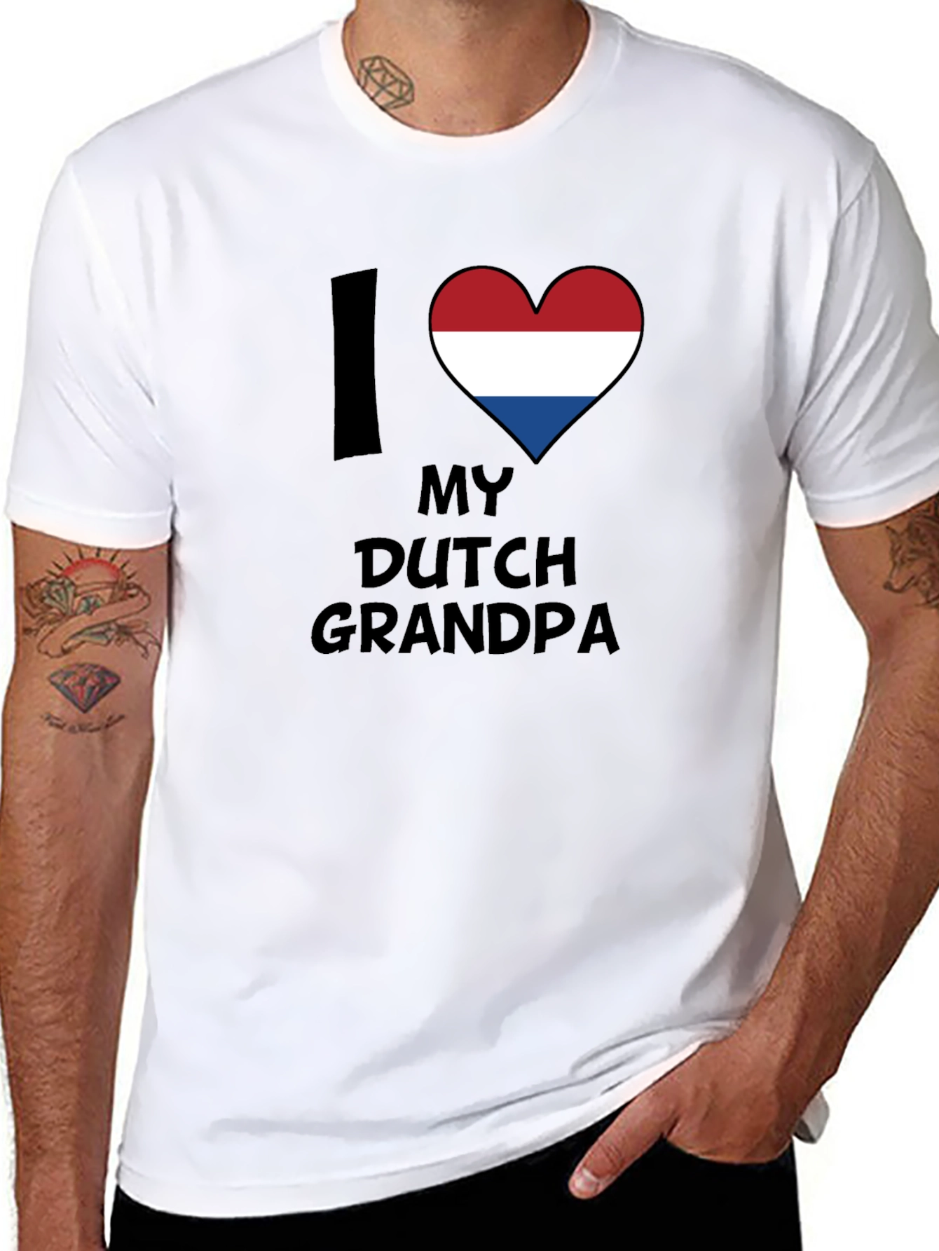 I Heart My Dutch Grandpa T-Shirt