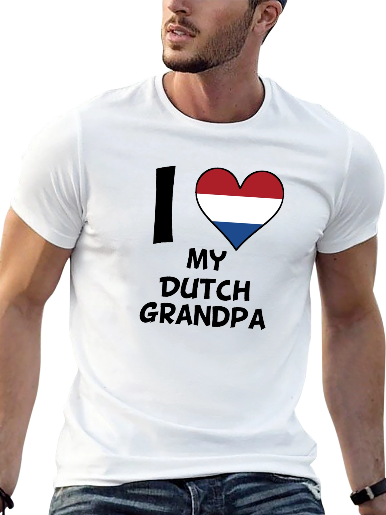 I Heart My Dutch Grandpa T-Shirt