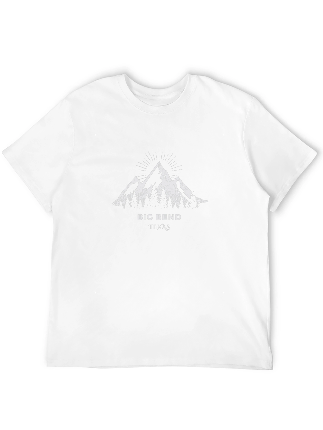 Big Bend Texas Graphic Tee - Mountain Design