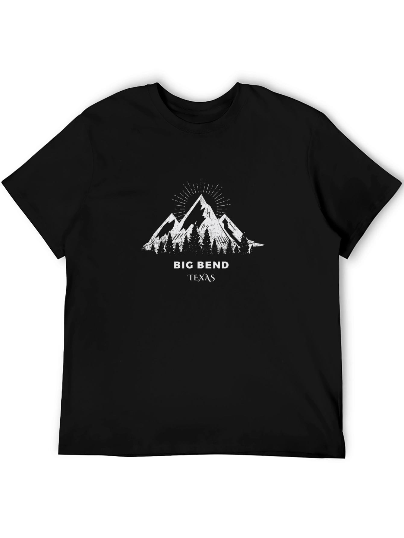 Big Bend Texas Graphic Tee - Mountain Design