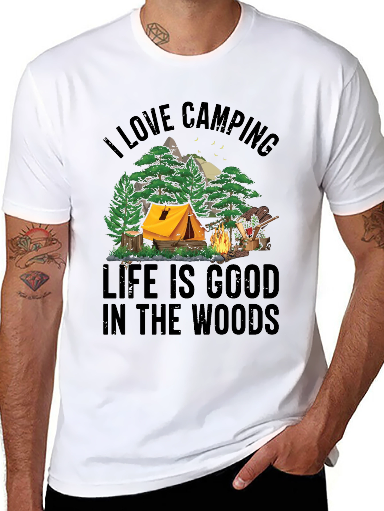 Camping Life T-Shirt - Good in the Woods