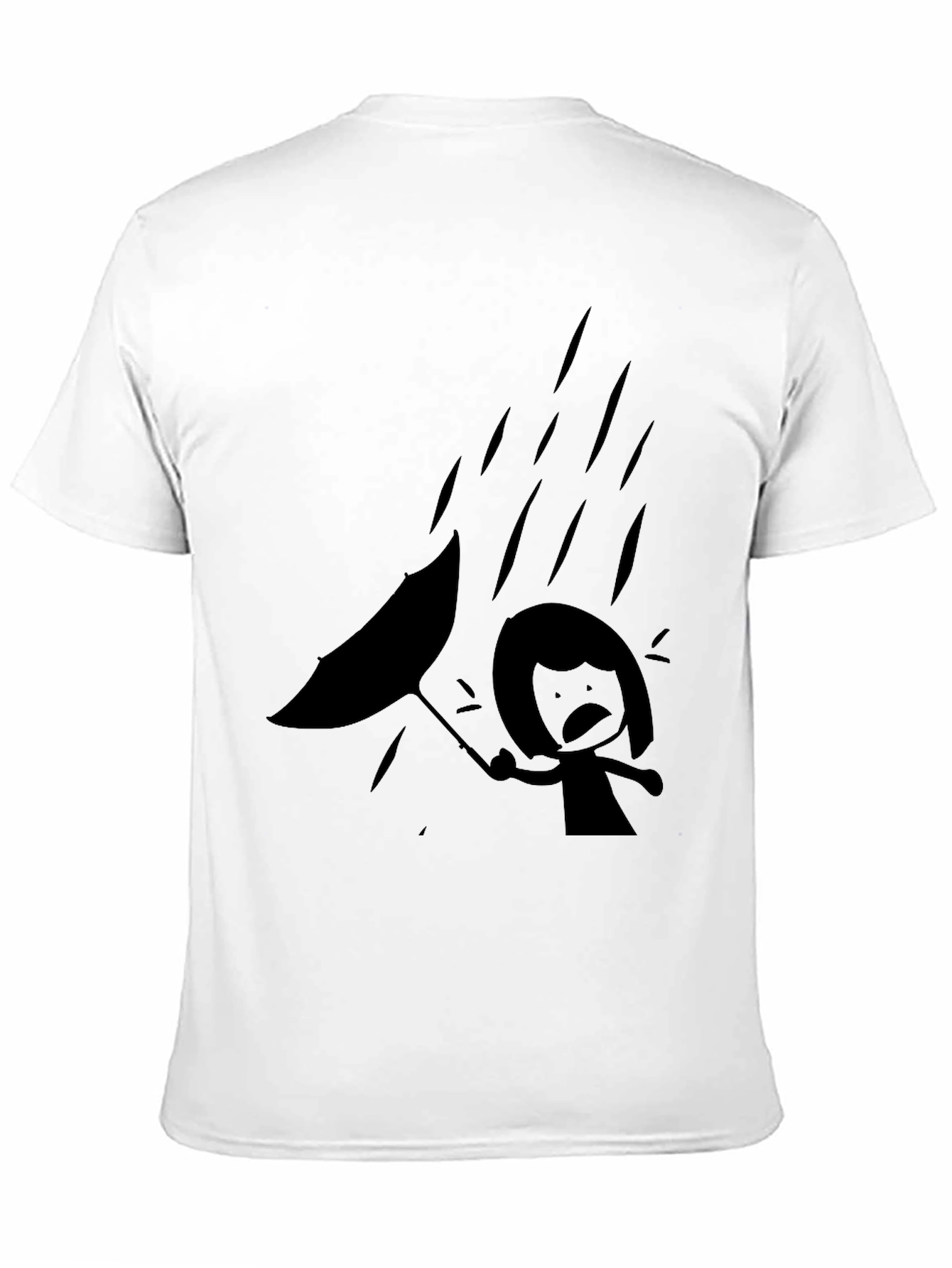 Rainy Day Black Graphic Tee
