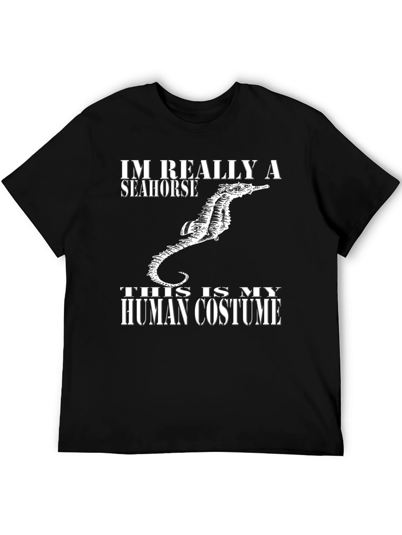 Funny Seahorse Human Costume T-Shirt
