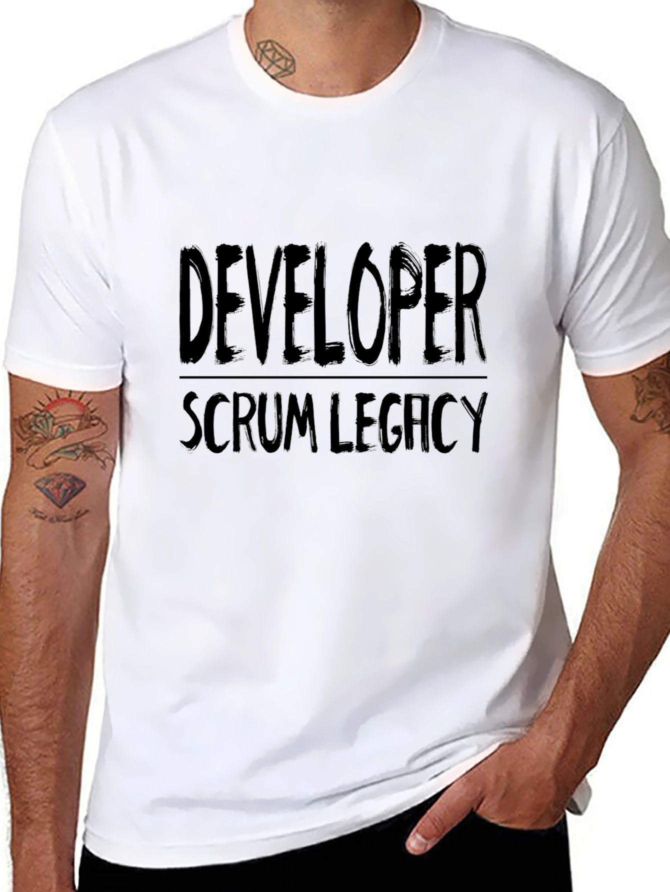 Developer Scrum Legacy Black T-Shirt
